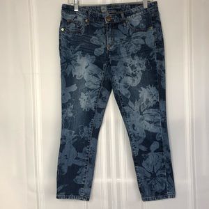 ❤️ Mossimo Floral Crop Jeans (6)